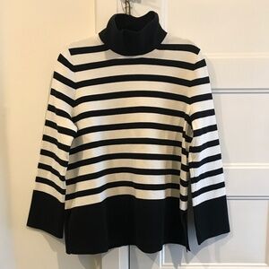COS black/cream striped sweater